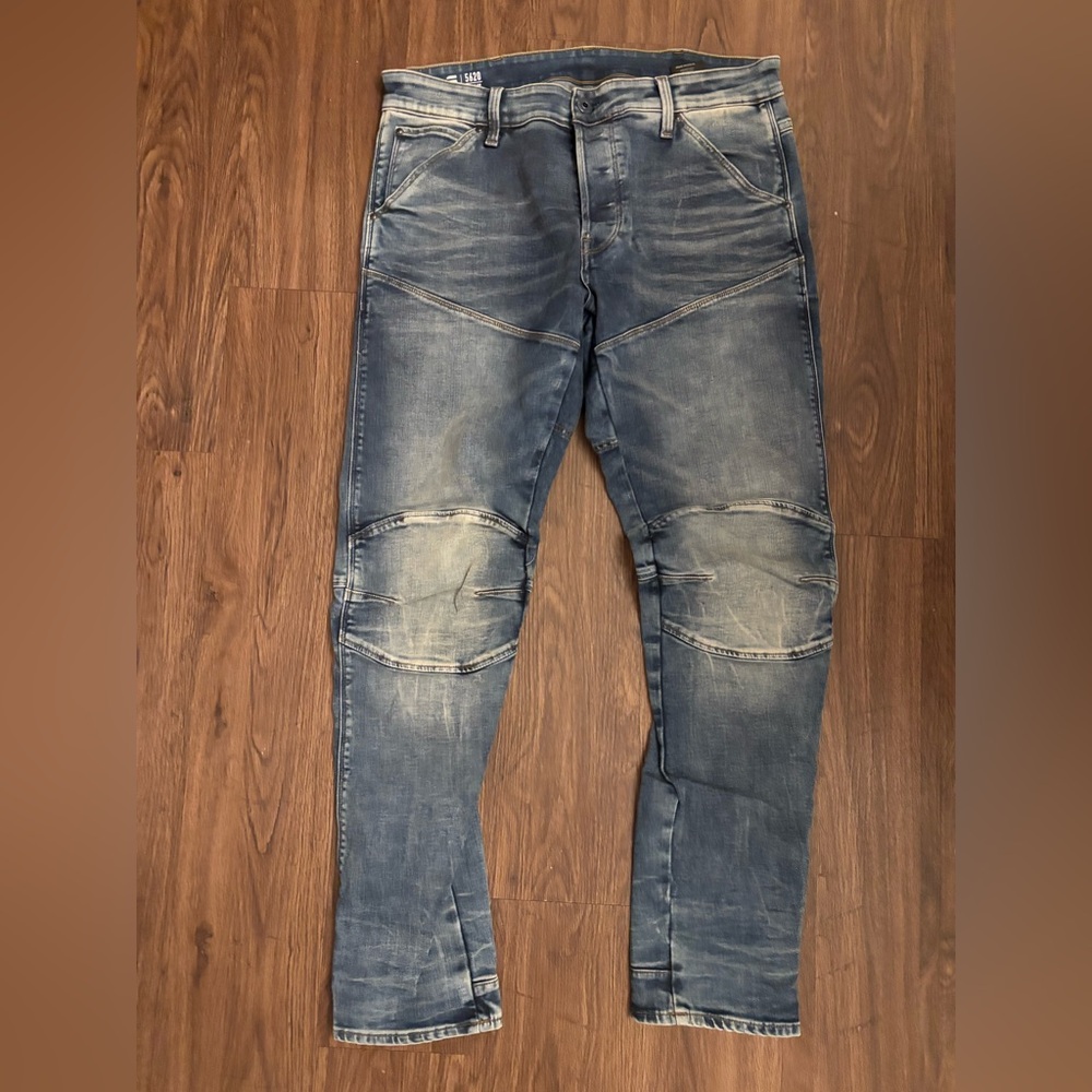 G-Star Longueur Lango Lunghezza Relaxed Fit Distressed Denim Jeans